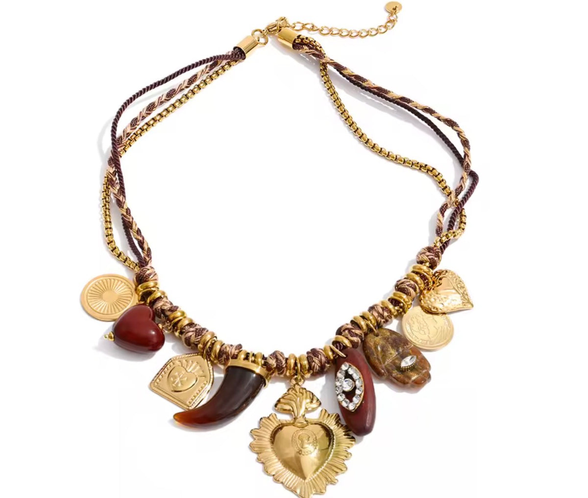 Tierra Sagrada Charm Necklace